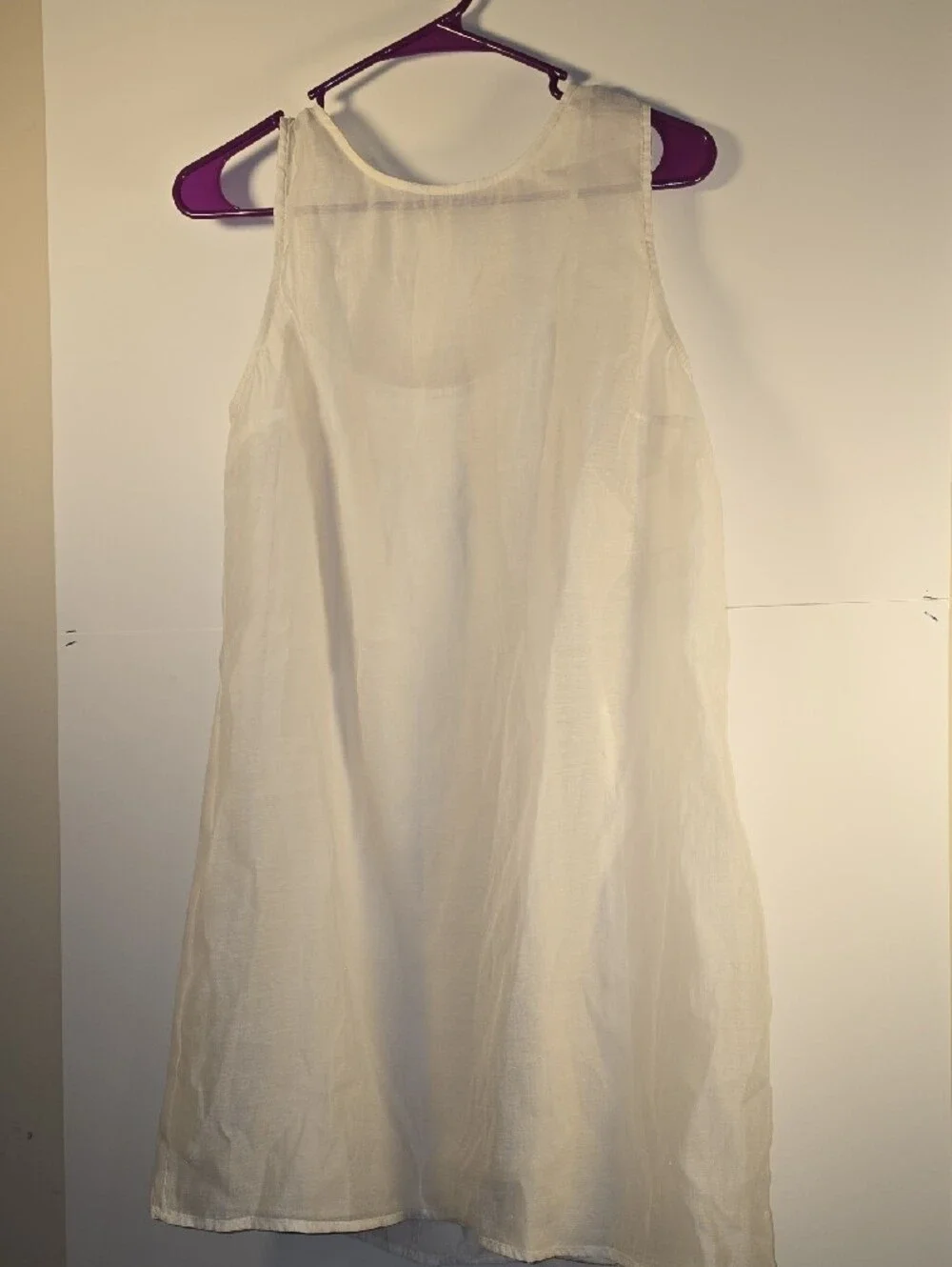 A New Day - Women's Sheer Organza Mini Shift Dress